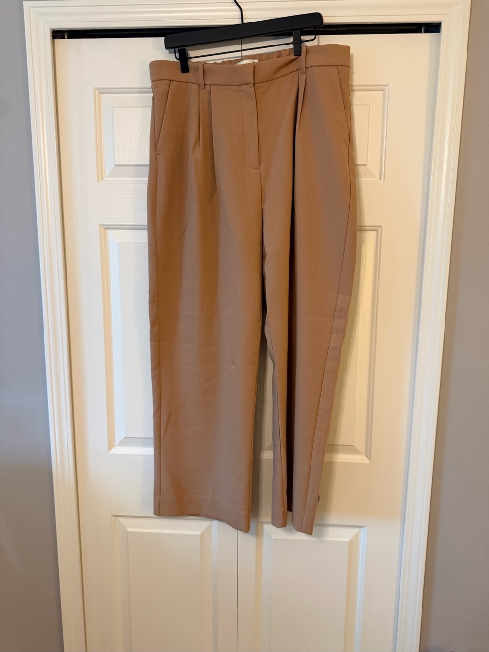 Abercrombie & Fitch Tailored Tan Cropped Trousers